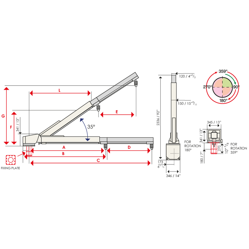 TRANSOM CRANES 3051